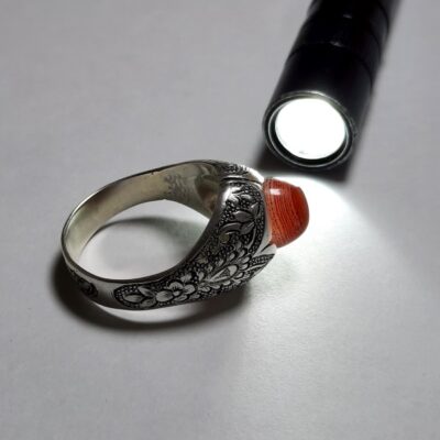 انگشتر مردانه عقیق زیبا a433.3