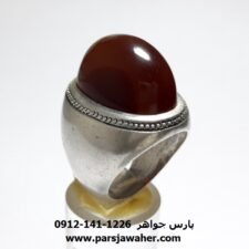 انگشتر قدیمی جزع درشت یمانی a445