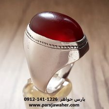 انگشتر عقیق یمنی مردانه قدیمی f187