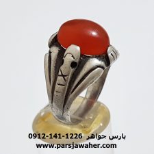 انگشتر قدیمی عقیق یمنی a176