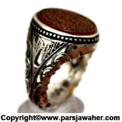 انگشتر خطی عقیق مردانه 2226