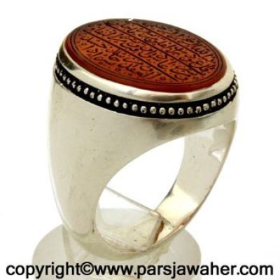 رکاب فیلی ساده نقره دست ساز  2734