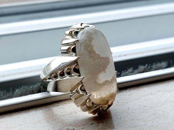 انگشتر عقیق مصور اصل لفظ الله a404_1