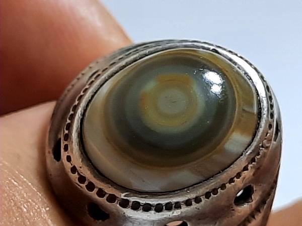 انگشتر مردانه عقیق باباقوری تبریز a233_2