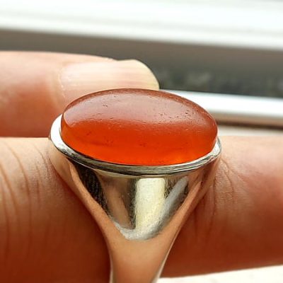 انگشتر عزیز همدان عقیق کهنه یمنی اصل f303_5