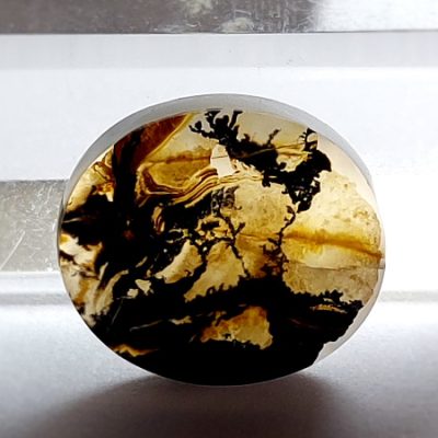 عقیق مصور یمنی اصل طبیعی با تصویر پرنده n129