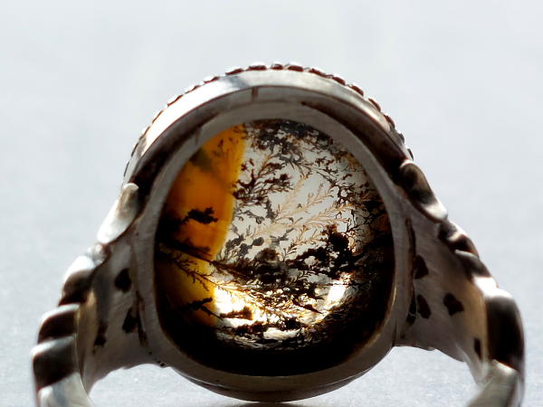 پشت نگین انگشتر مردانه در شجر 137_6