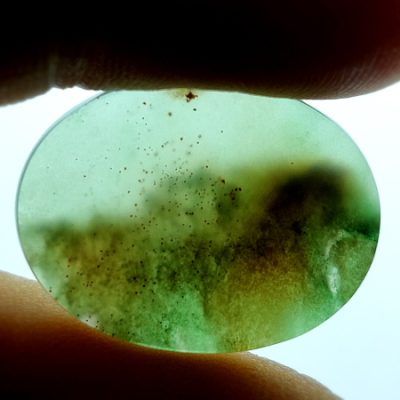 سنگ عقیق سبز اصل طبیعی کمیاب بدون بهسازی 3