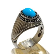 انگشتر فدیوم مردانه فیروزه نیشابور 257