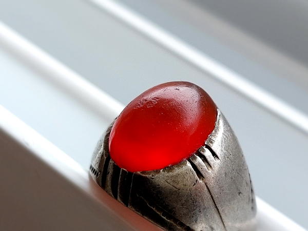 انگشتر قدیمی عقیق کهنه یمنی اصل a422_2