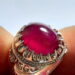 عکس ریز انگشتر جواهر یاقوت سرخ f529_3