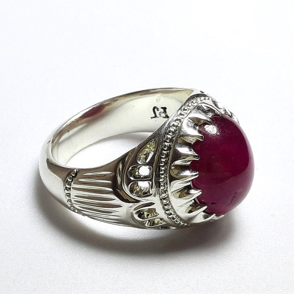 انگشتر جواهر یاقوت سرخ f529_3