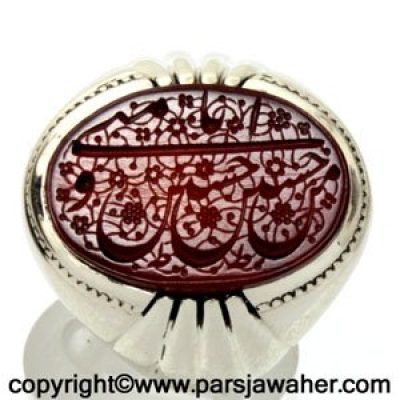 حسین منی و انا من حسین حکاکی طه انگشتر مردانه فدیوم جدی