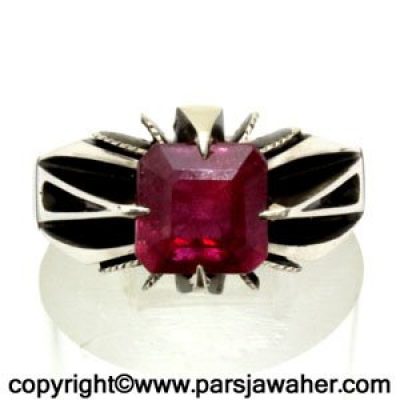 نگین انگشتر یاقوت سرخ 306