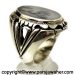 عکس ریز رکاب انگشتر نقره مردانه دست ساز شجر 704