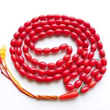 تسبیح مرجان سرخ طبیعی کهنه 101 دانه 271