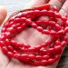 عکس ریز تسبیح مرجان سرخ طبیعی کهنه 101 دانه 271