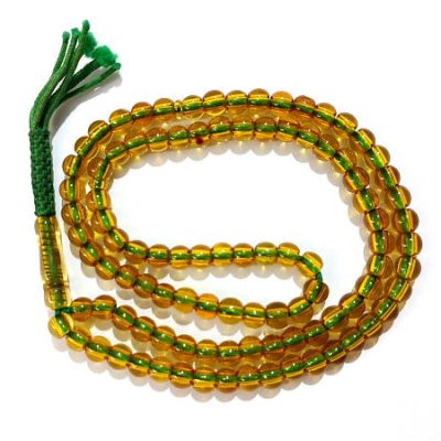 تسبیح قدیمی سندلوس زرد عسلی آلمان 277