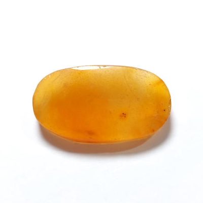 عقیق یمنی کهنه اصل تراش بیضی تخت عدسی n130