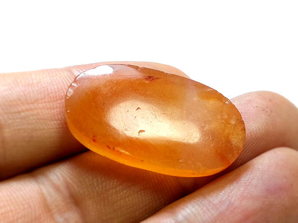 عقیق یمنی کهنه اصل تراش بیضی تخت عدسی n130_6 عقیق یمنی کهنه اصل تراش بیضی تخت عدسی n130_6