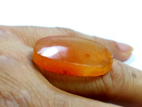 عقیق یمنی کهنه اصل تراش بیضی تخت عدسی n130_7 عقیق یمنی کهنه اصل تراش بیضی تخت عدسی n130_7