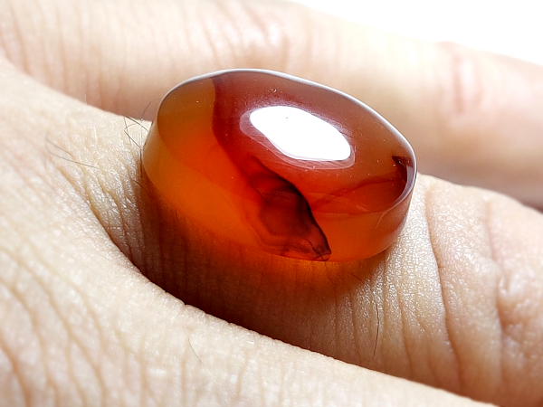 سنگ عقیق یمن اصل طبیعی رگه دار a405_7