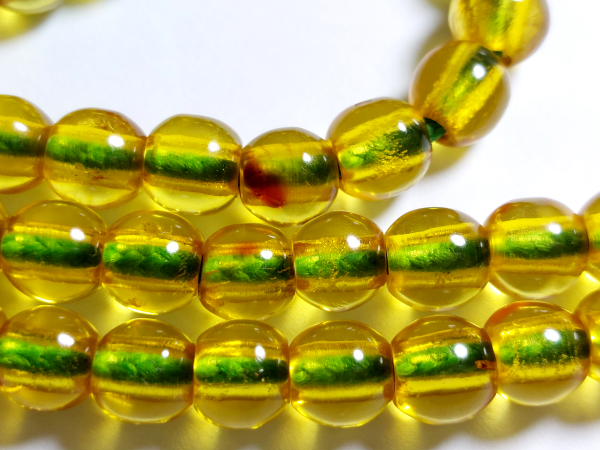 تسبیح سندلوس زرد نباتی آلمان کهنه 278_2